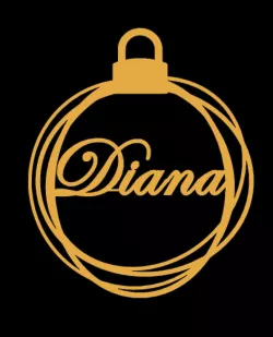 Christmas Tree Ball - Balls Diana