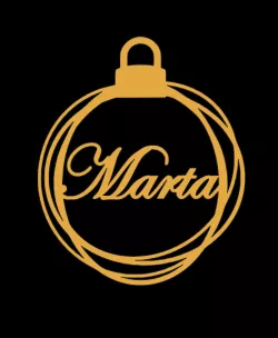 Christmas Tree Ball - Balls Marta