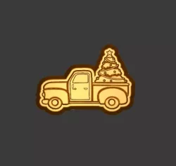 Christmas truck Stl File
