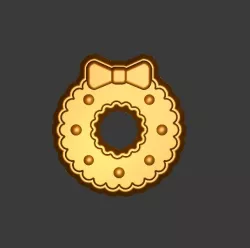 Christmas wreath Stl File