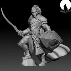 Cimillon - The Aes Sidhe Hero Male (Without helmet)