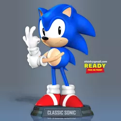 Classic Sonic the hedgehog