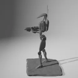 "clone" battle droid B1 star wars
