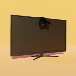 Computer Monitor Headphone Stand [COMMERCIAL LICENSE]