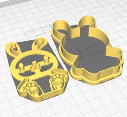 cookie cutters rabbit -Pack
