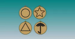 COOKIES KEYCHAINS - SQUID GAME - SQUID GAME
