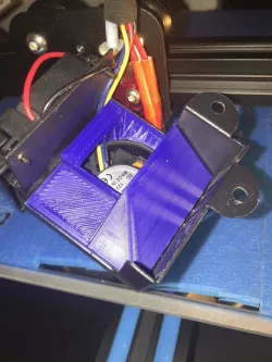 CR10 heatsink fan duct/shroud/support