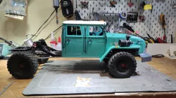 Crawler 4320 dual cab (Ural 4320 Replica) - 1/10 RC Body