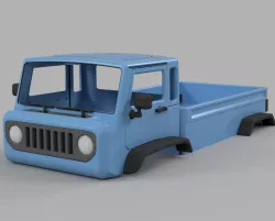 Crawler FC (Jeep FC replica) - 1/10 RC body 313mm
