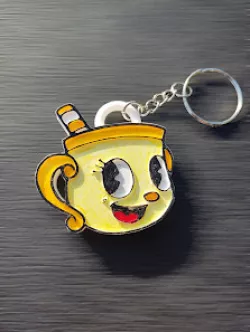 Cuphead Chalice Keychain