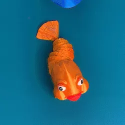 Cute flexible goldfish -NO SUPPORT