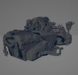 Dark Crusader Grav Bike - Angry Priest of Death