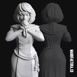 Devotion Series 02a – Gene-enhanced Female Battle Sister Praying