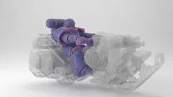 Driver / Rider / Outrider for Primed Repulsor Bike