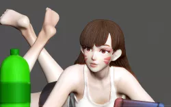 DVA OVERWATCH 3D PRINTING STL FILE DIVA 3D print model