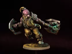 Dwarf Warrior Tabletop Miniature