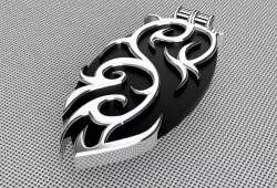Elven Vine Cabachon Fantasy Style 3D STL Pendant | LOTR Inspired Elven Costume Prop Jewelry