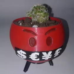 Emoji Flower Pot