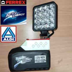 FERREX ALDI projector WITH BATTERY PROTECTION