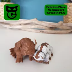 Flying Bison (inspired by Appa) Flexi