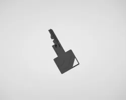 futuristic cyberpunk door key