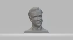 George H W Bush Bust 3D Model 3D print model