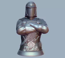 GI.Joe Cobra Commander Bust