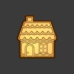 Gingerbread house Stl File