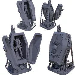 Gothic Sci Fi Warriors Med Bay Regeneration Sarcophagus
