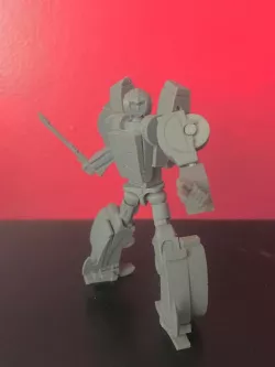 Great Aunt (not transformers Arcee) transformable, posable action figure