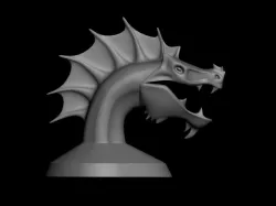 Green dragon from dungeons and dragons