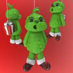 Grinch christmas tree decoration