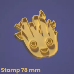 Groot cookie cutter