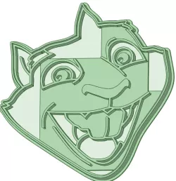 Hammy the squirrel cookie cutter