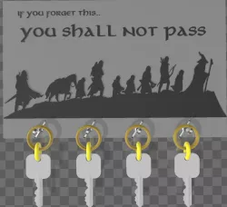 HANGER KEYS - KEY HANGER LOTR