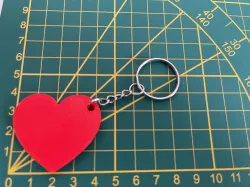 heart key ring