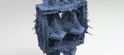 Hellraiser Cube Space station Huge 14