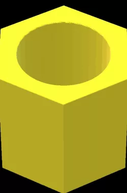 Hexagonal prism M07