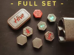 HIVE GAME BOARD - FULL SET