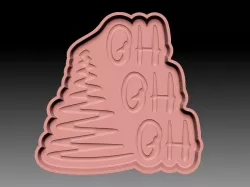 HOHOHO TREE BATH BOMB MOLD