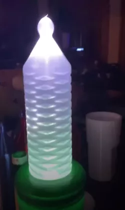 horizontal diamond pattern bulb