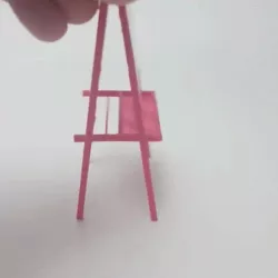 IKEA-INSPIRED MALA Easel Board Miniature Furniture Dollhouse 3D MODEL 1:12