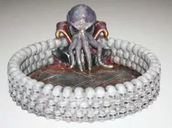 Illithid Mind Flayer Dice Tray For Dungeons & Dragons and other Tabletop Games
