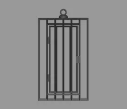 Iron Prisoner Cage
