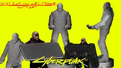 JOYSTICK AND CELL PHONE HOLDER CYBERPUNK-ROYCE