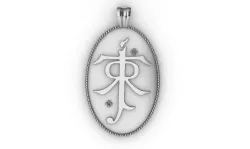 JRR Tolkien inspired pendant