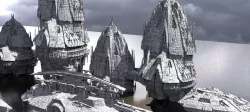 Jupiter alien Temple Monoliths Kit bash