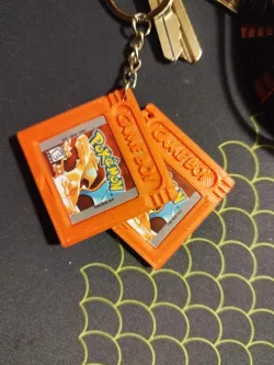 Keychain gameboy cartridge