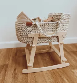 Laser Cut Rocking Moses Basket