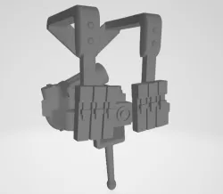 LEGO WW2 GERMAN INFANTRY LEADER MP40 HARNESS